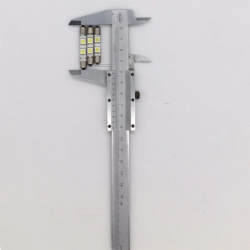 10 шт. 5050 2SMD светодиодный светильник на крышу для чтения задний 31 мм 36 39 41