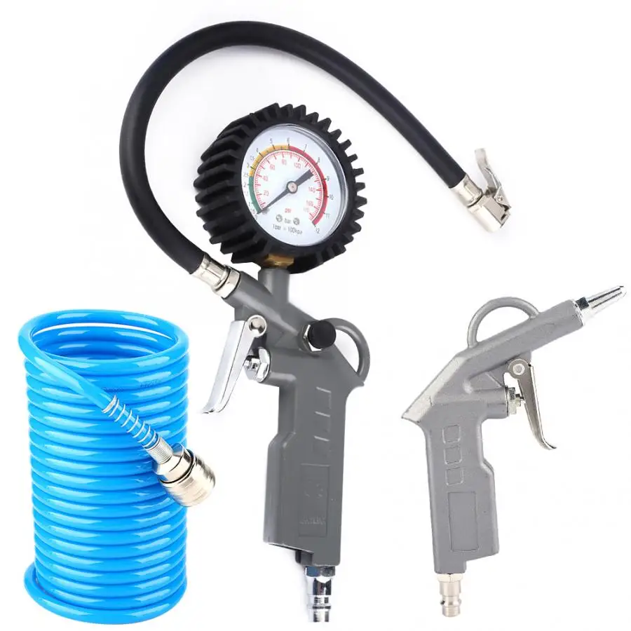 

3PCS Pneumatic Air Compressor Duster Blow Gun Set with German Connector Air Duster Blow Gun Set Power Tool
