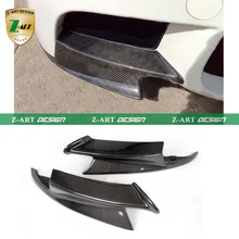 Z-ART M Tech Design E90 E92 M3 Carbon Fiber Bumper Splitters, Car Side Aprons For BMW (Fits E92 E90 M3 Bumper ) High quality
