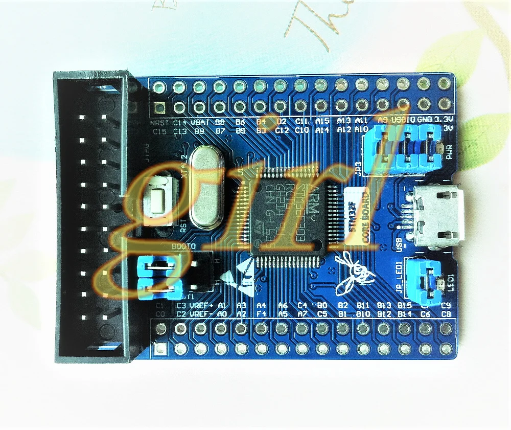 Основная плата STM32F303 минимальная система STM32F303RCT6 мини F303.|Крышки переключателей| |