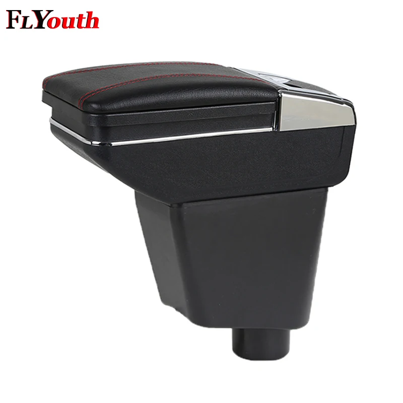 

For Renault Kaptur Captur QM3 Armrest Box Central Store Content Box Cup Holder Interior Car-Styling Accessory Part 2014-2017