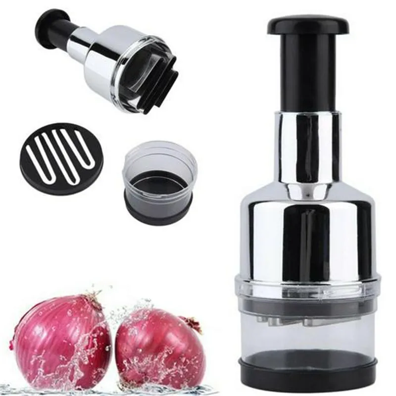 

Kitchen Accessories Stainless Manual Vegetable Cutter for Vegetables Onion Hand Chopper Food Chopper Slicer Garlic Potato Cutter