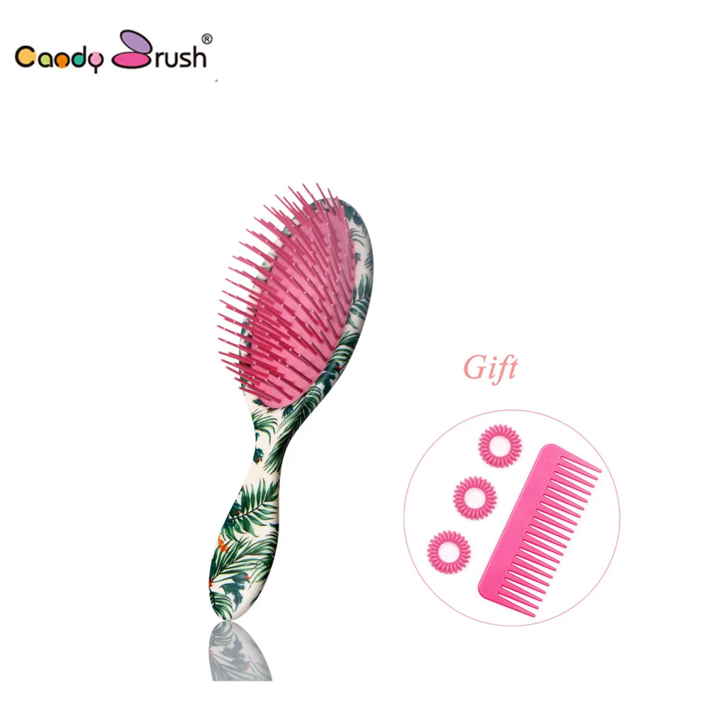 2019 Professional Massage Hair Brush Shower Comb Wet Detangling Hair Brush Salon Hair Styling Tools with Two Gifts (Medium Size) 2019 Professional Massage Hair Brush Shower Comb Wet Detangling Hair Brush Salon Hair Styling Tools with Two Gifts (Medium Size)