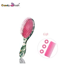 2019 Professional Massage Hair Brush Shower Comb Wet Detangling Hair Brush Salon Hair Styling Tools with Two Gifts (Medium Size) 2019 Professional Massage Hair Brush Shower Comb Wet Detangling Hair Brush Salon Hair Styling Tools with Two Gifts (Medium Size)
