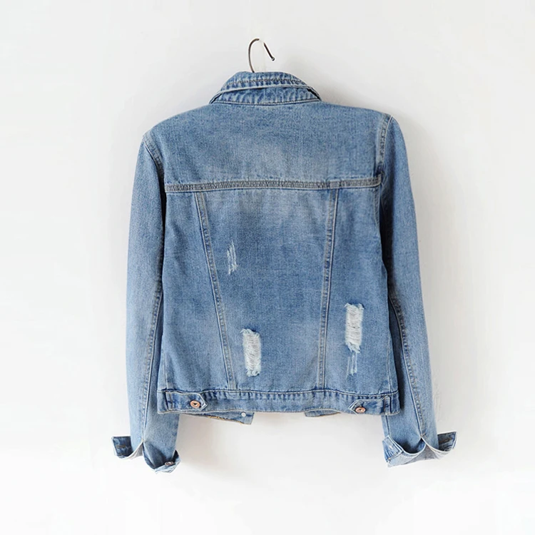 SEDUTMO плюс размер 5XL джинсовая куртка для женщин бойфренд джинсовое пальто уличная Harajuku винтажная Осенняя Базовая верхняя одежда ED198