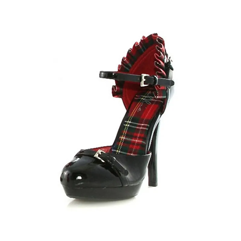 Model fashion stage shoes ball fashion black paint baked 13cm high heels, banquet catwalk shows using single shoes