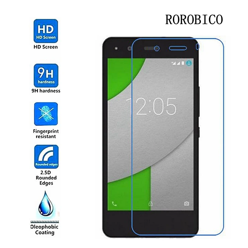 Закаленное стекло ROROBICO для BQ Aquaris A4.5 Защитная пленка экрана 0 26 мм 2.5D 9H Премиум |