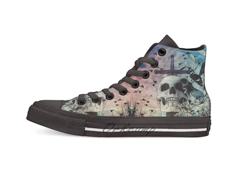 

Fear cuts deeper than Swords High Top Canvas Shoes Flat Casual Custom Unisex Sneaker Drop Shipping