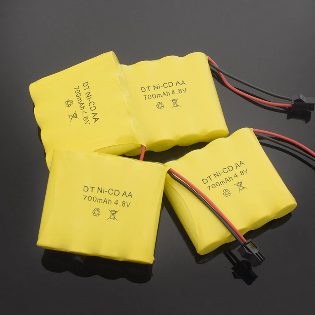Аккумуляторная Ni Cd батарея AA 4 8 В 1/2/4/8x 700 мА/ч для игрушек с дистанционным