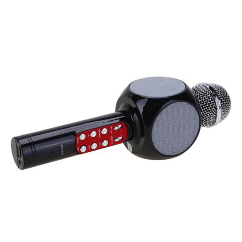 DOITOP Hi Fi Bluetooth Hanheld микрофон Поддержка FM TF карты светодиодные беспроводной