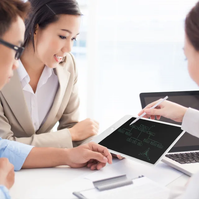 NEWYES 10 inch Black Drawing Toys LCD Writing Tablet Erasable Pad Drawing Board Whiteboard eWriter Board Memo Board Paperless