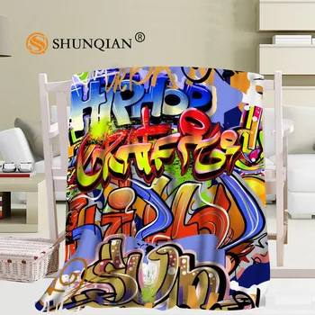 

Custom Art Pattern Travel Blanket Home TV Casual Relax for Family Soft Fluffy Warm Blanket