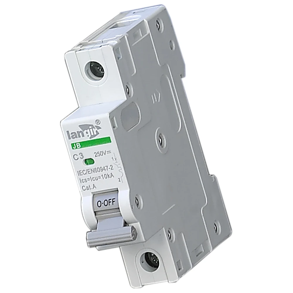 

LANGIR 250 VDC Single Pole DC Non Polarized Molded Case Mini Circuit Breakers Switch C Curve With TUV Certificates