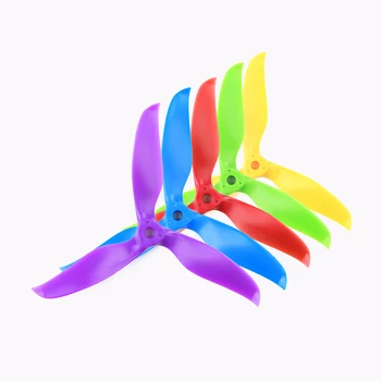 

12Pcs Flight Nazgul PC Metirial 5061 Tri-blade Propeller 3 blade Prop for FPV Racing Quadcopter Drones vs Dalprop 5045