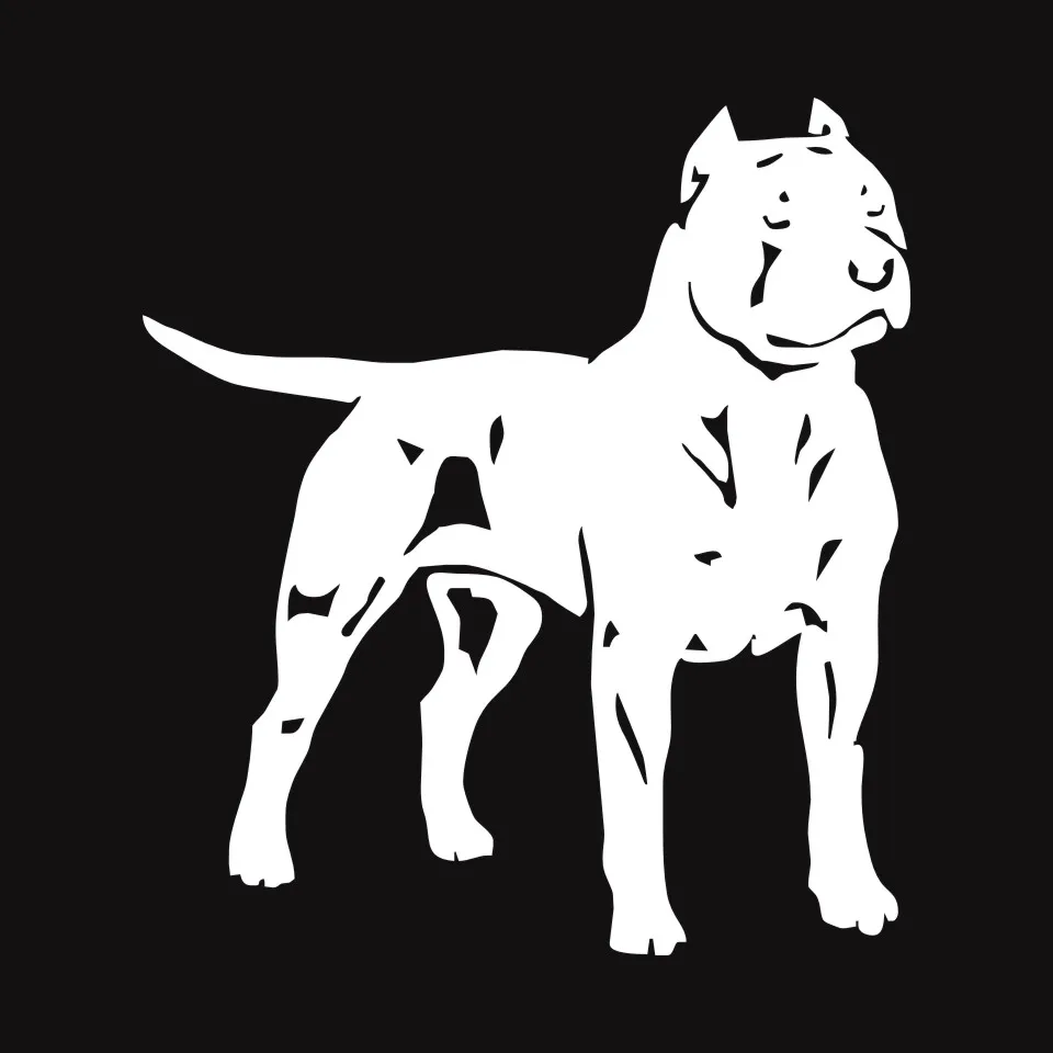 Anycuros Pit Bull American Staffordshire Terrier Dog Animal Decal Car Styling Decoration Stickers 13.515 (6)