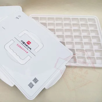 

Free shipping anniversary celebrate Hot style portable Art supplies ABS box pigment box 56 grid