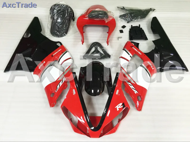 

Motorcycle Fairings Kits For Yamaha YZF1000 YZF 1000 R1 YZF-R1 2000 2001 00 01 ABS Injection Fairing Bodywork Kit Red Black A831