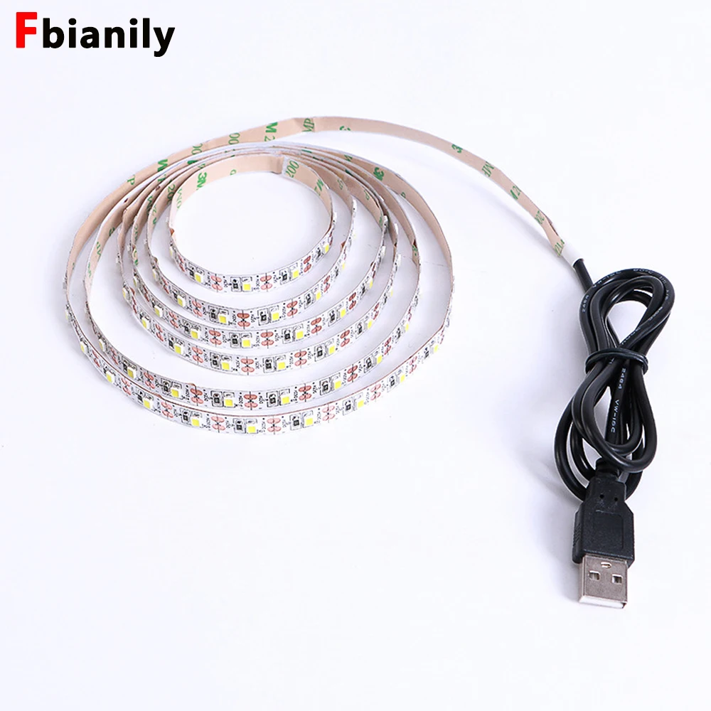 5V Usb Cable Power Led Strip Light Lamp Smd 3528 Christmas Desk Decor Tape For Tv Background Lighting huismerk kopen in de aanbieding 5V Usb Cable Power Led Strip Light Lamp Smd 3528 Christmas Desk Decor Tape For Tv Background Lighting huismerk kopen in de aanbieding
