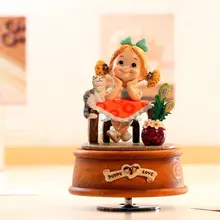 Когда я скучаю по тебе украшения подарки вращающихся музыкальная шкатулка творческий подарок на день рождения подруги подарки