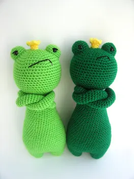 

crochet toys and dolls in handmake rattles king frog