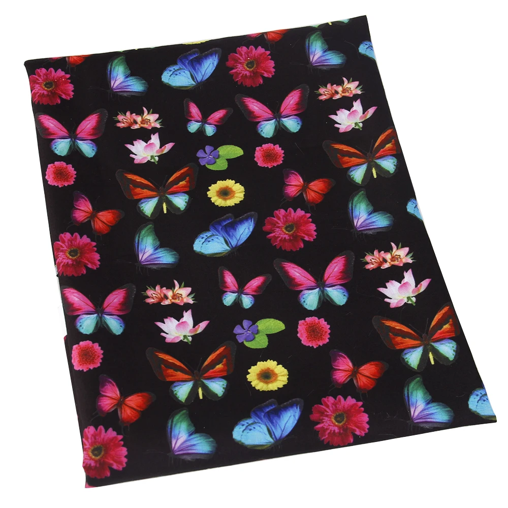 David accessories 50*145 см мультяшная Лоскутная Полиэстеровая хлопчатобумажная ткань для