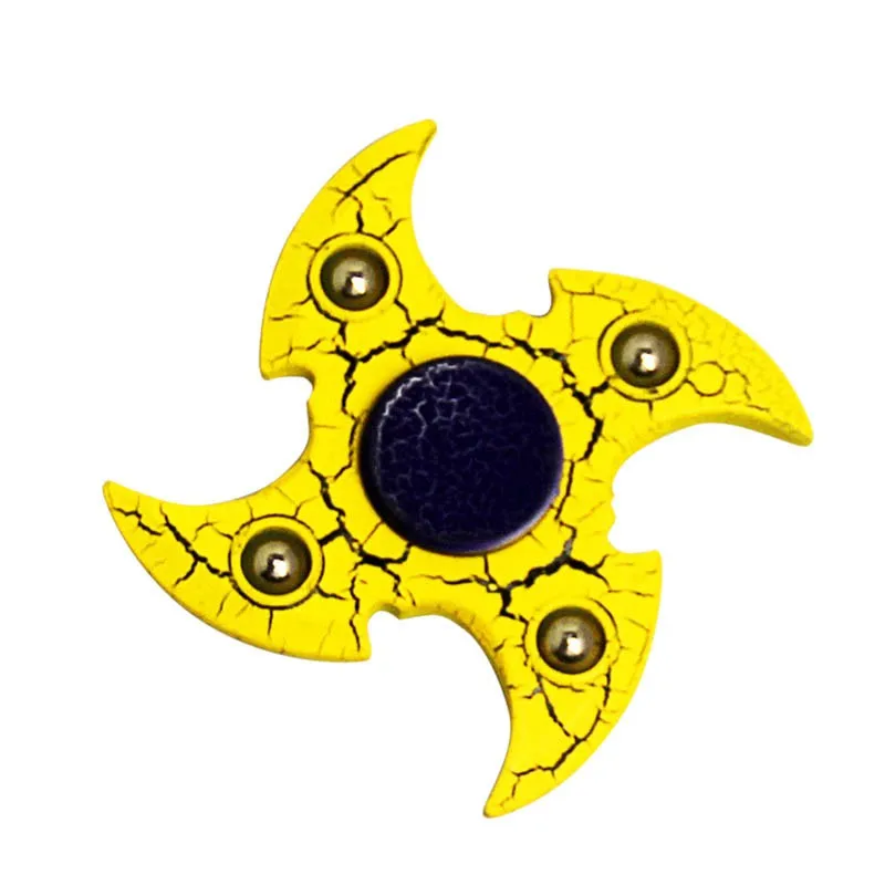 

New Creative Four Corner Steel Spinner Fidget Toy Plastic Spinners For Autism and ADHD Rotation Time Long Anti Stress