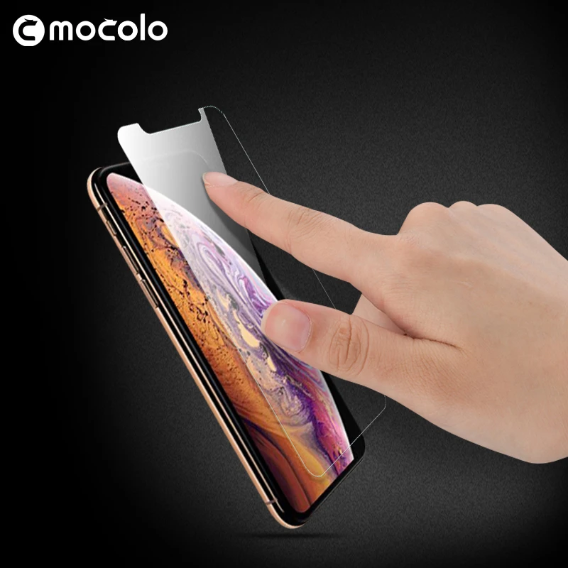 Оригинальное взрывозащищенное премиум стекло Mocolo для iPhone XS MAX 0 33 мм 9H защитная