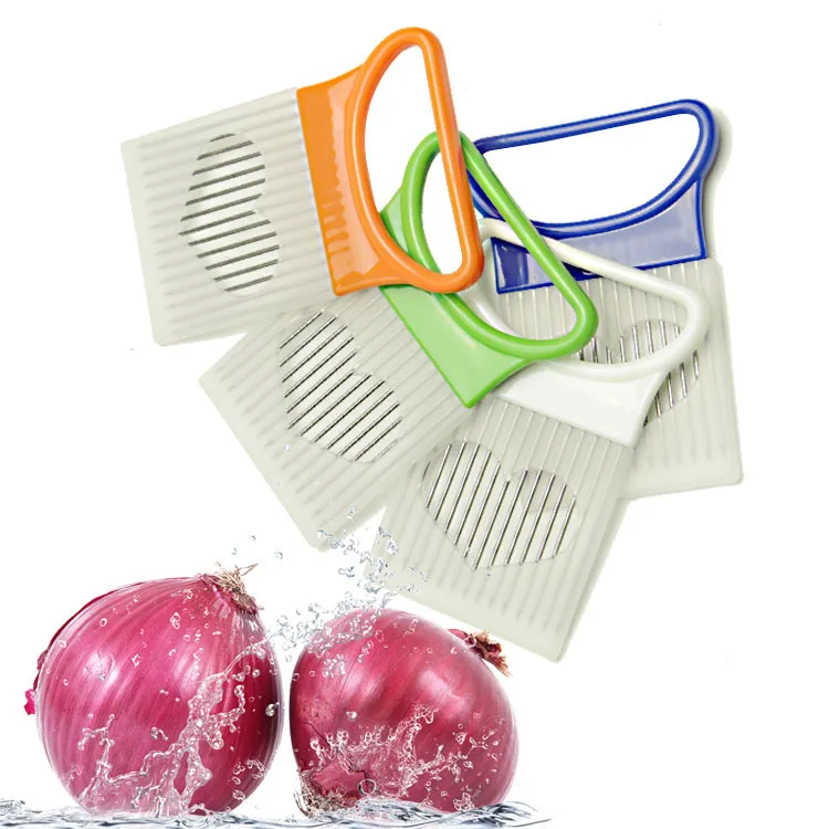 

Stainless Steel Onion Needle Potato Kitchen Gadget Kitchen Wire Cutting Tool Food-level Safety Design