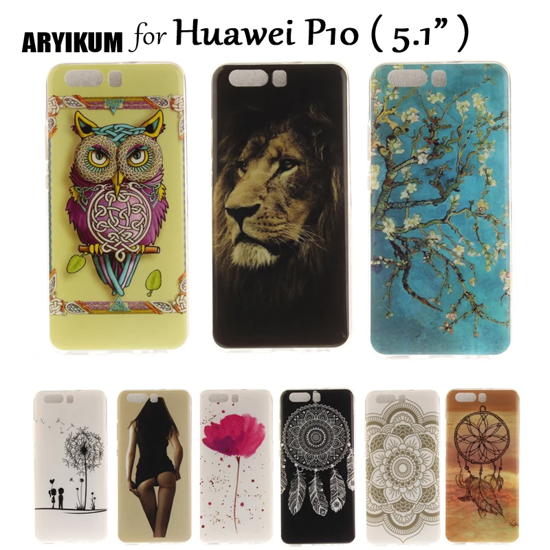 ARYIKUM силиконовый чехол для etui huawei P10 P 10 случае VTR-L09 VTR-L29 телефон Аксессуары Coque Huawey