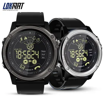 

LOKMAT Smart Watch Sport Pedometer Waterproof IP68 Bluetooth Men Digital Clock Call Reminder SmartWatch For ios Android Phone