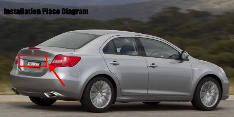 Liislee Rear View Camera For Suzuki Kizashi 2011~2016  Reverse Hole  Parking Back Up Camera  HD CCD Night Vision Installation