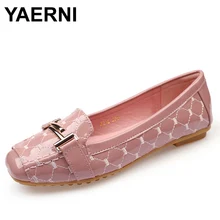 YAERNI/Женская обувь; балетки на плоской подошве; женские Вечерние туфли на свадьбу; женская обувь без шнуровки; туфли-лодочки из лакированной кожи; Лидер продаж; высокое качество