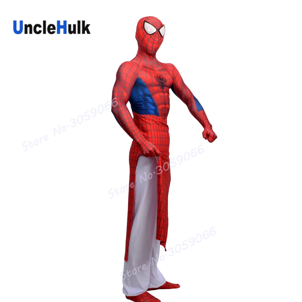 Высокое качество Индии костюм из лайкры Человека-паука зентай костюм Хэллоуин | UncleHulk