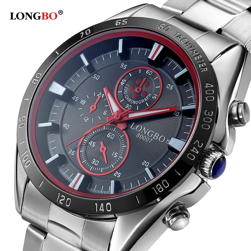 Tonysa Orologio Al Quarzo Uomo In Acciaio Inossidabile: Doppio Display Calendario, Luminoso E Impermeabile, Design Business