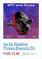 Bluetooth беспроводной Автомобильный Mp3 плеер Handsfree автомобильный комплект fm-передатчик A2DP двойное USB зарядное устройство ЖК-дисплей Автомобильный FM модулятор