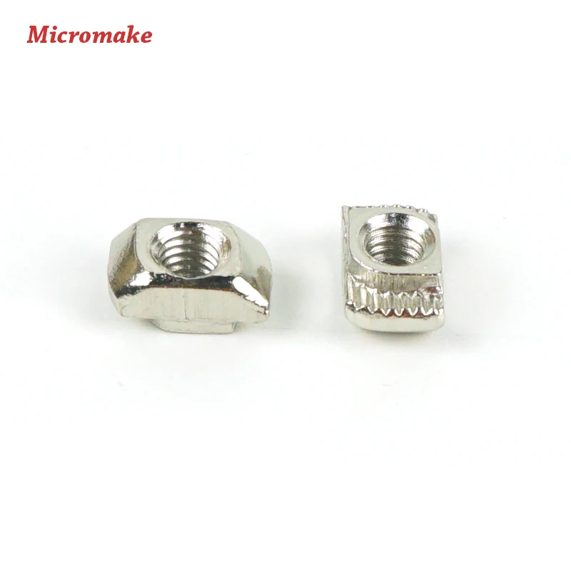 Детали для 3D принтера Micromake 50 шт./лот M3/M4 углеродистая сталь Т образные гайки
