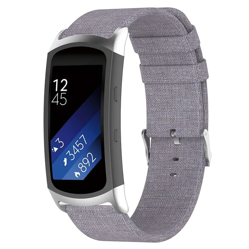 Сменный ремешок для наручных часов из парусины Samsung Gear Fit 2 Pro R360 R350 R365