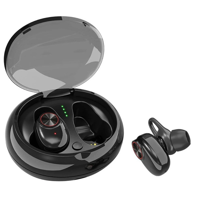 CLAITE W10 Портативный Невидимый стерео двойной Беспроводной bluetooth наушники спортивные гарнитуры громкой связи bluetooth наушники-вкладыши с чехлом