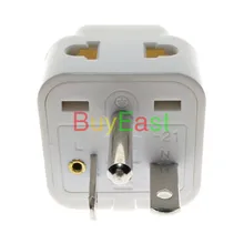 Лот 2 Универсальный мир к североамериканской NEMA 6-20 P US 2 в 1 переходник штепсельной вилки изменить нас на AU/UK/EU/US/China/Japan