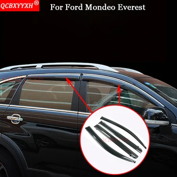 

QCBXYYXH For Ford Mondeo Everest Car-Styling Car Awnings Shelters Window Visors Sun Rain Shield Sticker Covers Auto Accessories