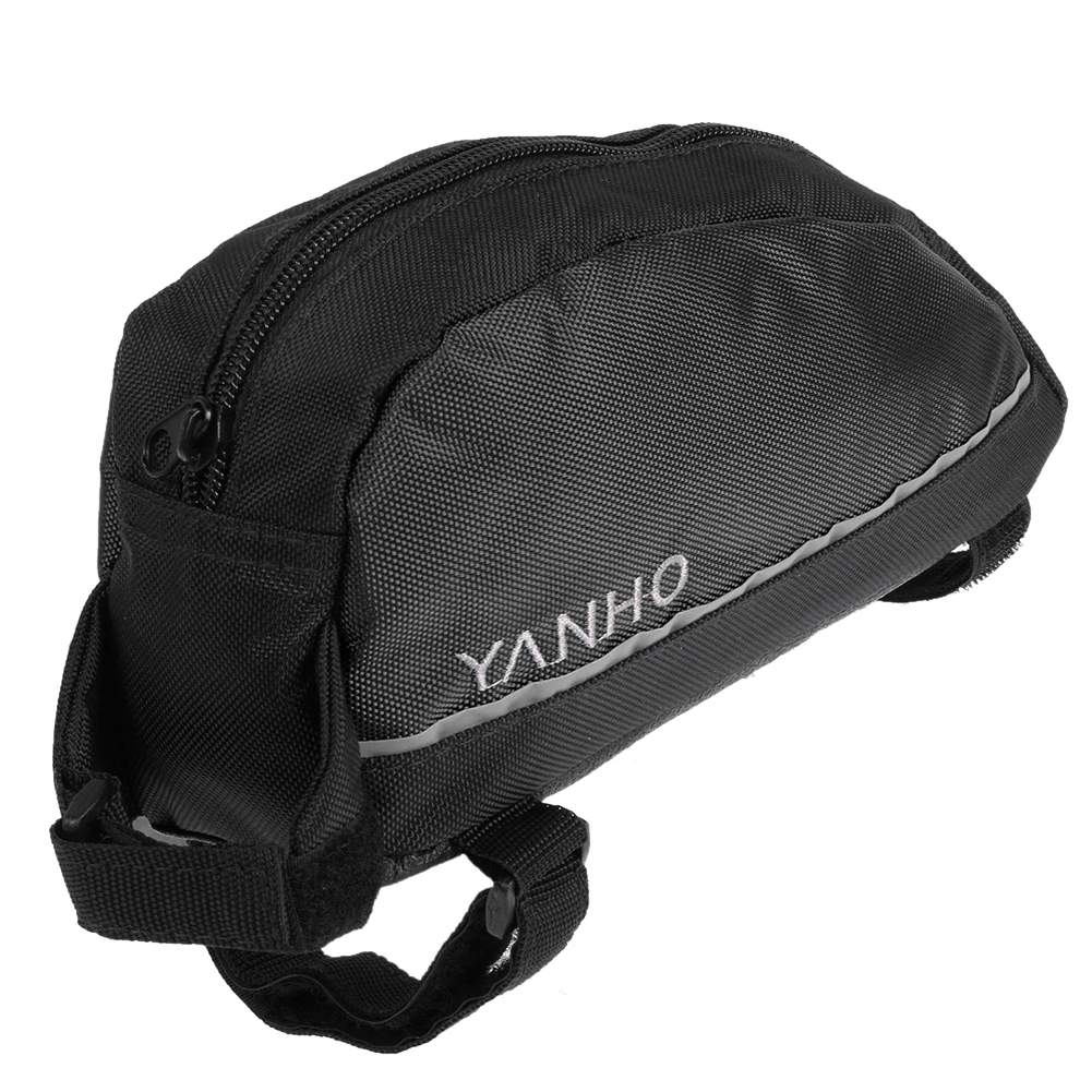 YANHO прочная оксфордская велосипедная сумка на переднюю раму, седельная сумка MTB для горной дороги, велосипедная сумка, инструменты, сумки с отражающей полоской