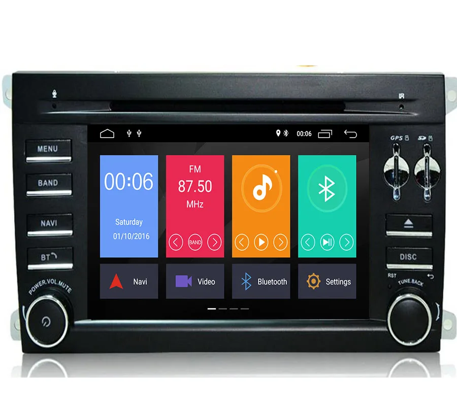 2 Din Android 9,1 автомобильный DVD мультимедийный плеер для Porsche Cayenne радио 2003 2004 2005 2006 2007 2008 2009 2010 955 мм головное устройство