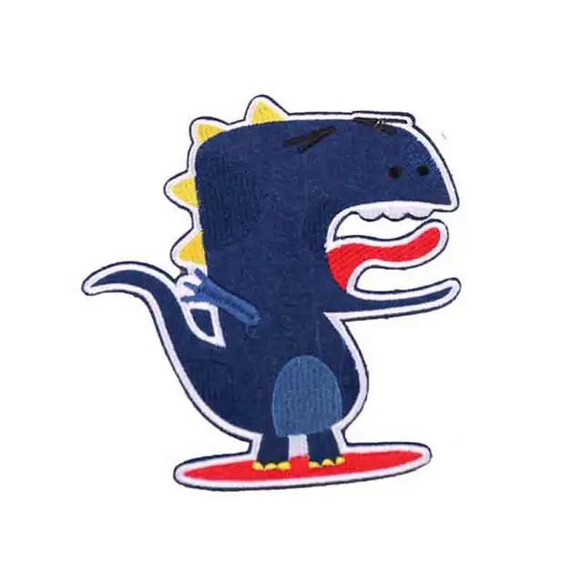 1 Pcs Funny Dog Patch Iron on Patch Clothing Diy Embroidery Patches for