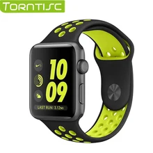 Für apple watch nike + smartwatch 42mm mix bunte wrist strap fitness armband armband