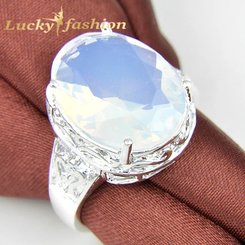 fashion high quality classic wedding jewelry moonstone engagement crystal rings for lovers silver plated in - Moonstone Wedding Rings fashion high quality classic wedding jewelry moonstone engagement crystal rings for lovers silver plated in - Moonstone Wedding Rings