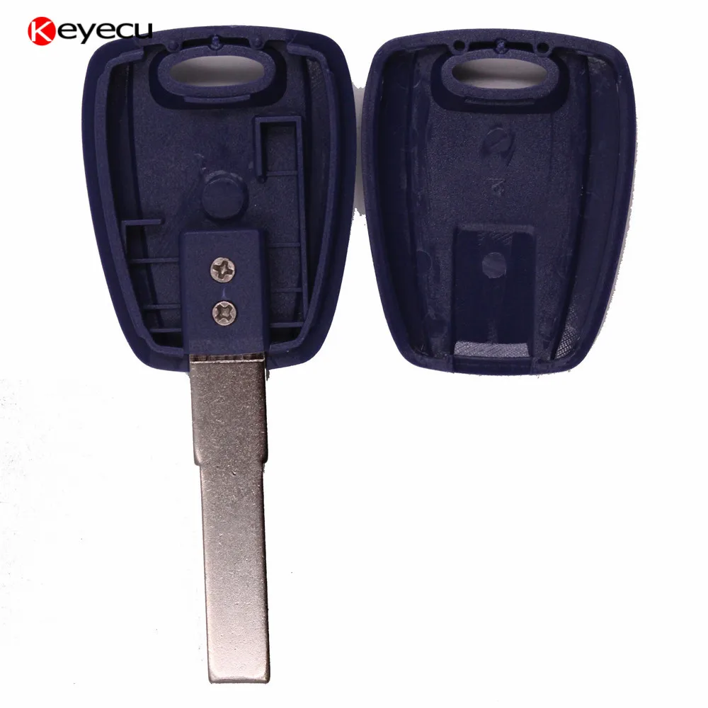 KEYECU транспондер ключ с Девы чип ID48 для Fiat Bravo Punto Ducato ежедневно Stilo Uncut SIP22 Blade|key key|key