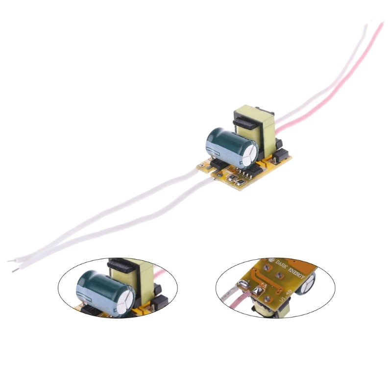 1-3 Вт источник питания светодиодный электронный преобразователь трансформатор постоянного тока 240-260mA DC 3-12V T15