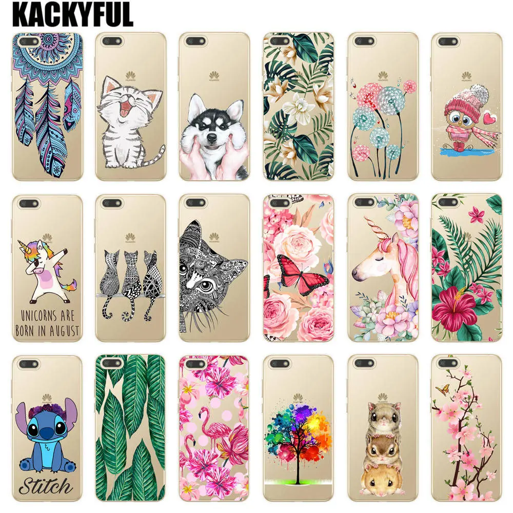

Silicone case For Huawei Honor 7A Case 5.45" inch Soft Tpu Phone Case Huawei Honor 7A 7 A DUA L22 Russian version Back Cover bag
