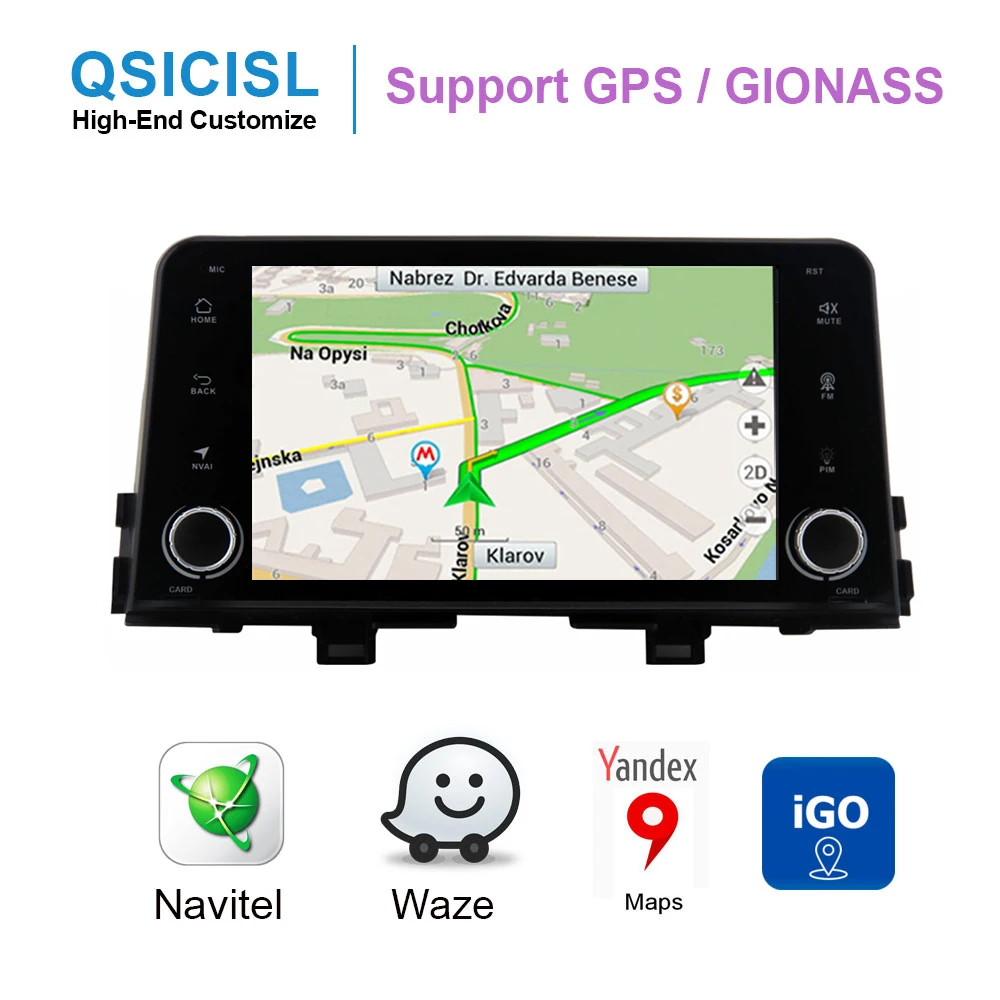 Best New Android 9.0 IPS  8" 4GB+64GB car multimedia player for Kia Picanto Morning car 1 din headunit radio gps multimedia stereo 3