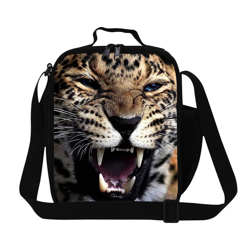 Персонализированные леопардовые сумки для обедов с животными для мальчиков, Мужской рабочий изолированный охладитель для обеда, сумка для взрослых, сумка для еды, контейнер для обедов - Цвет: Прозрачный
